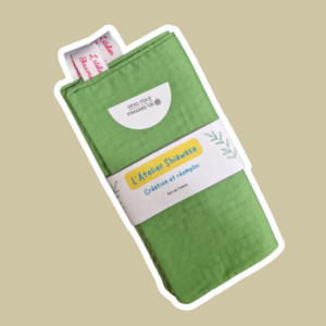 Essuie-tout lavable Vert Oeko Tex - Lot de 3