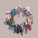 Couronne décorative upcyclée