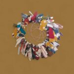 Couronne décorative upcyclée