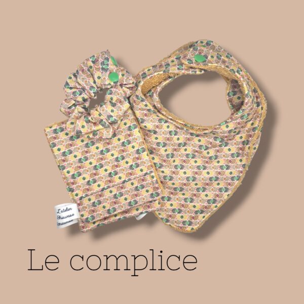 complice, bavoirs, débarbouillette, chouchou d'allaitement